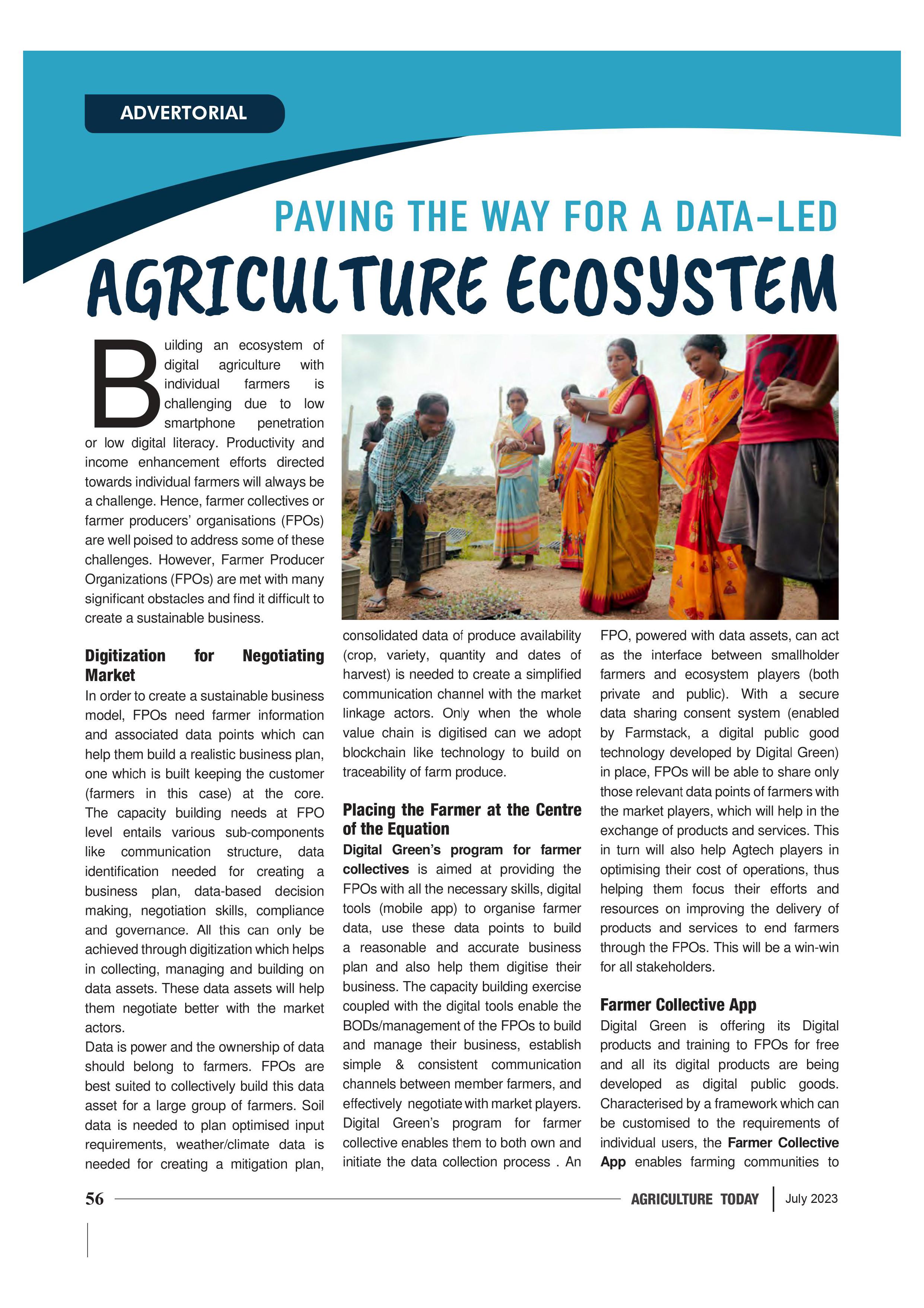 Agriculture Ecosystem